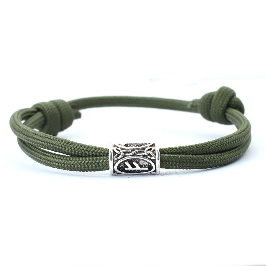

Norwegian Viking Characters Bracelet For Men Sliding And Adjustable Knot Braslet Outdoor Survival Paracord Braclet Pulsera Homme