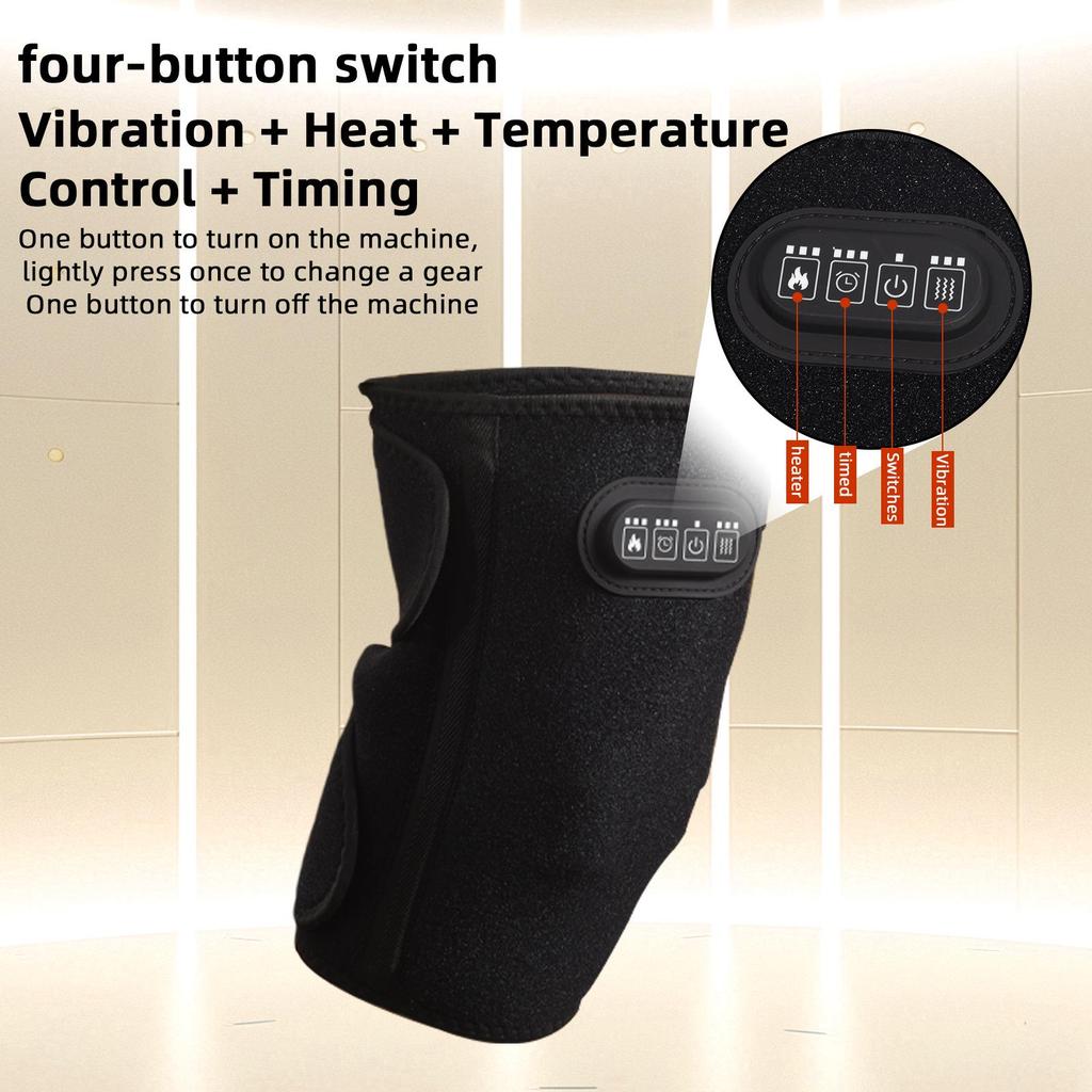 In Stock Heated Vibration Knee Pads for Joint Pain Relief