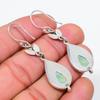 Larimar Gemstone Handmade Earring 925 Solid Sterling Silver Indian Jewelry Gift For Love