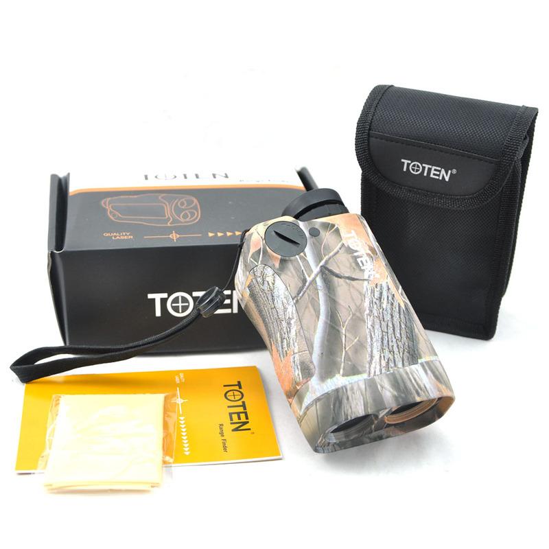 TOTEN Hunting Rangefinder 6x25 Monocular 600m Meter Distance Outdoor Sports Golf Laser Survey Telemeter LCD Telescope Equipment