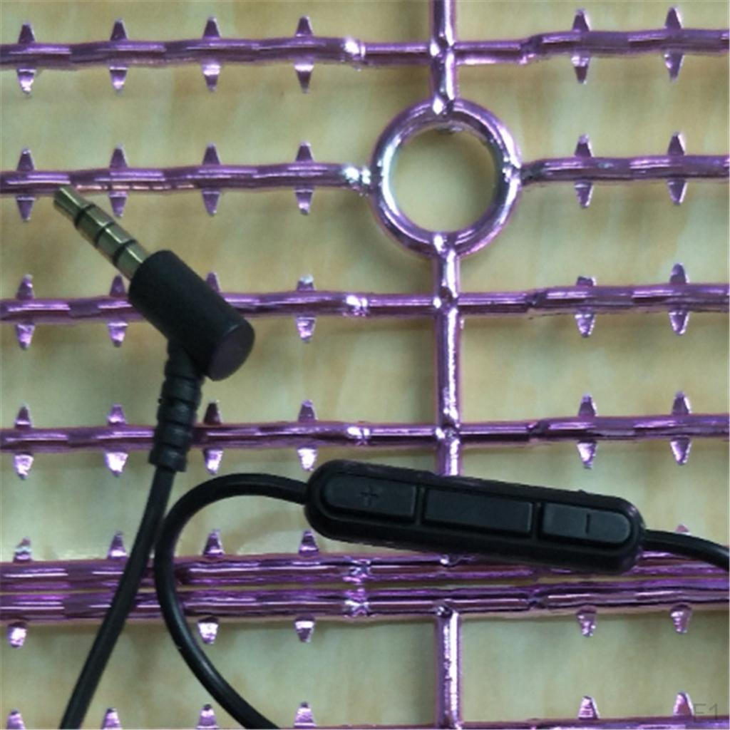 Replacement 2.5 To 3.5 Cord with Remote Mic for On-Ear 2 OE2 OE2i Audio Headphones 1.8m Black