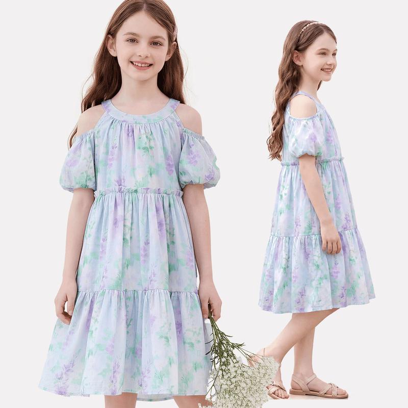 Disney Girls  Floral Summer Princess Dress 130