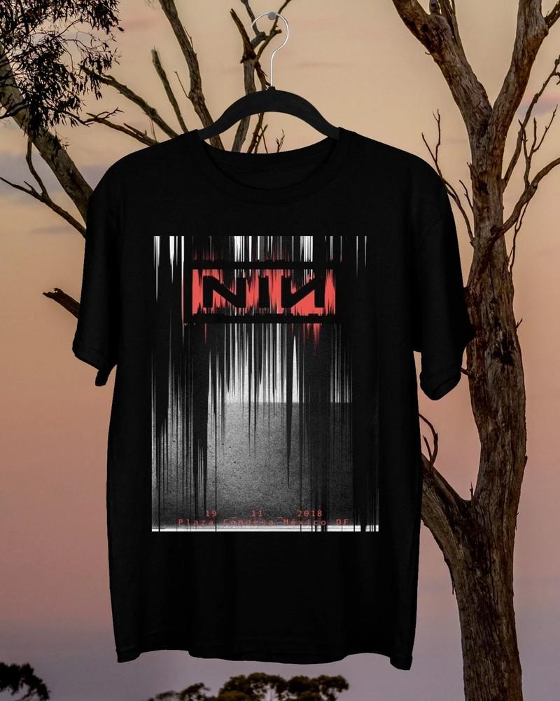Nine Inch Nails NIN Band Heavy Cotton Black All Size Unisex T-Shirt