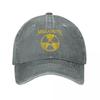 Retro Nuclear Metal Rock Band Baseball Cap Unisex Distressed Cotton Snapback Cap Megadeths Outdoor Workouts Caps Hat