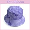 Bavlněný letní rybářský klobouk s tie-dye vzorem a širokým okrajem pro ochranu před sluncem při venkovních aktivitách