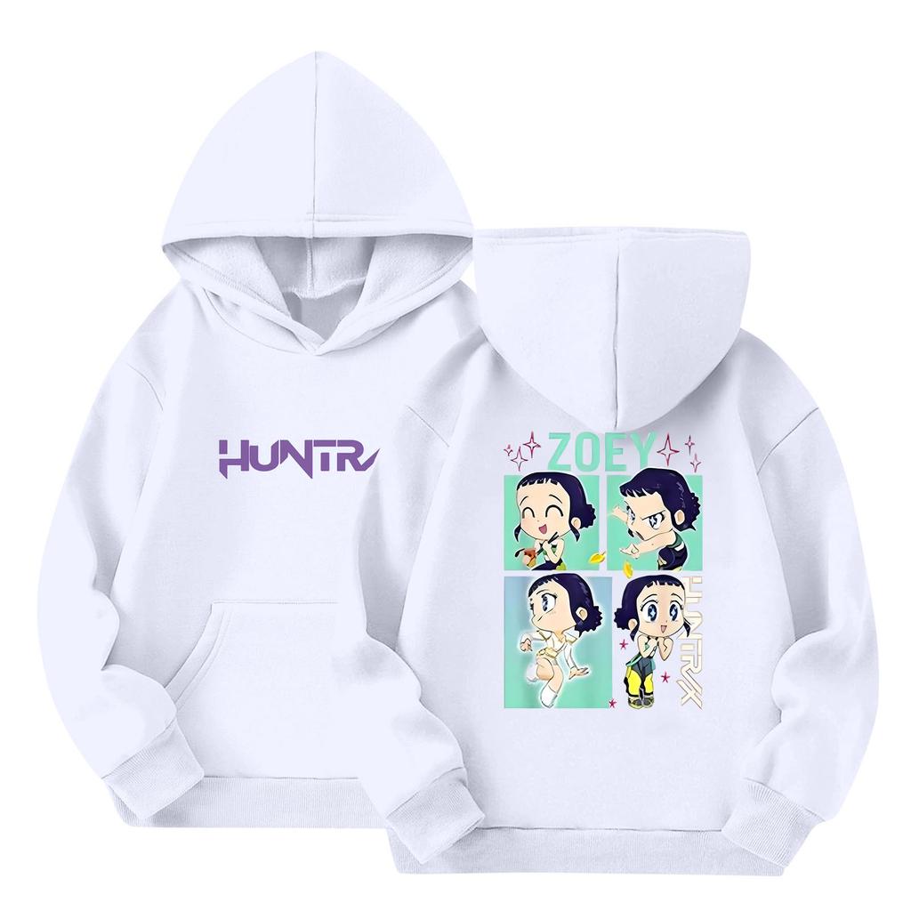 Dětská mikina s kapucí Chlapecká a dívčí módní potištěná mikina s dlouhým rukávem