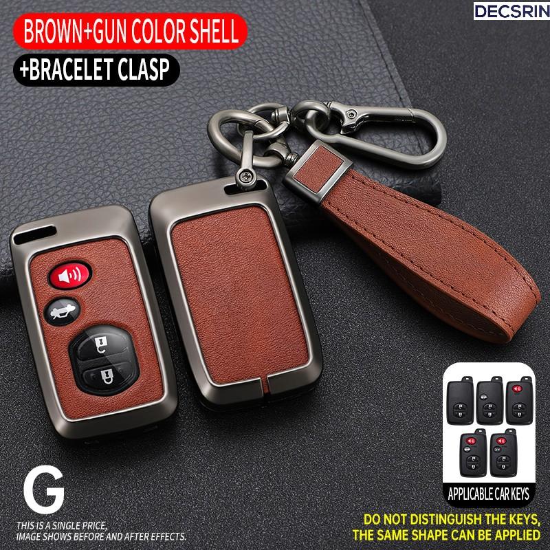 2/3/4 Tasten Autoschlüsselhülle Abdeckung Halter Schale Schlüsselanhänger Für Toyota Prius 30 Alpha Aqua Land Cruiser Auris für Lexus LC 200 Zubehör