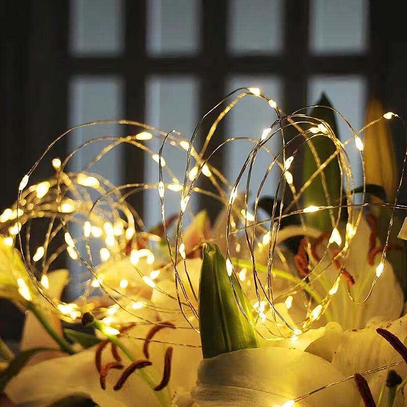 Domeyi Christmas String Lights Atmosphere Lights New Year Outdoor Waterproof LED Starry Light Strip