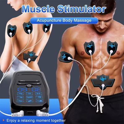Electric Pulse Massager TENS EMS Electrical Nerve Muscle Stimulator Electro Stimulator Low Frequency Body Massage Device Shaping