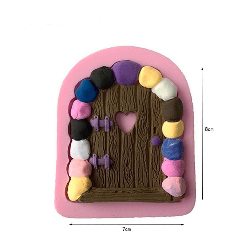 Plastic Baking Tools Cake Decoration Ornaments Fortune Happiness Longevity Spring Loaded Cutting Mold Sugar Art Moulds
