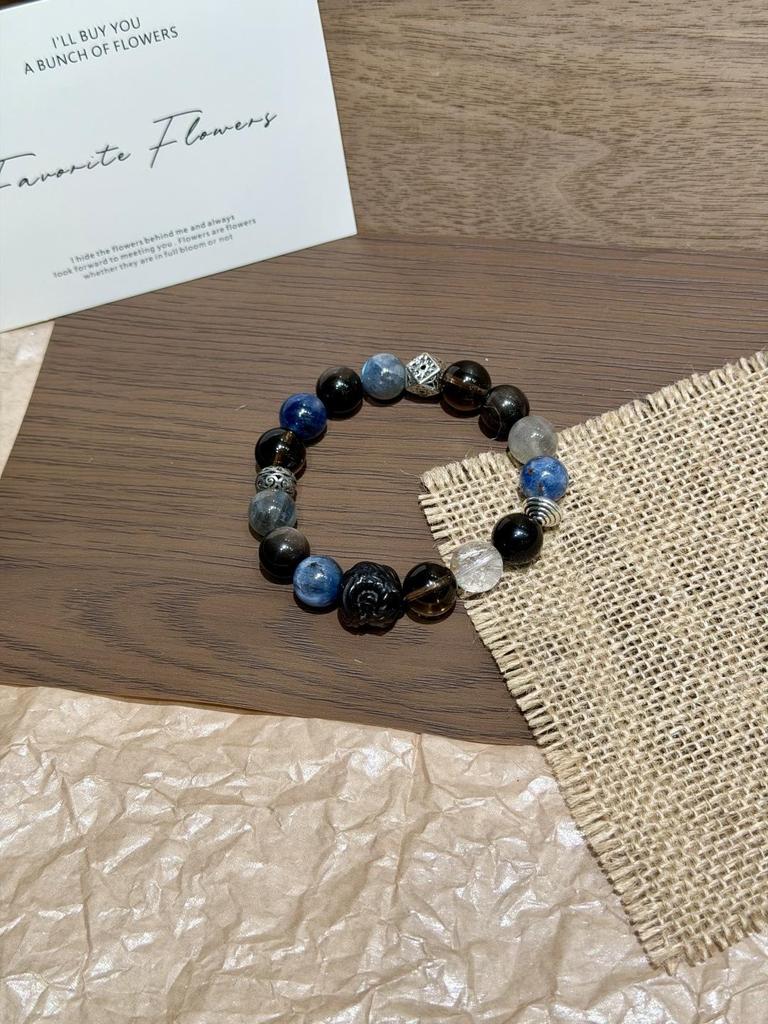 New Arrivals: Original Multi-Treasure Bracelet with Natural Yellow, Green Phantom, and White Crystals