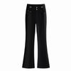 Women's High-Waisted Micro-Flared Jeans - New Spring/Autumn 2024 Retro Slimming Style