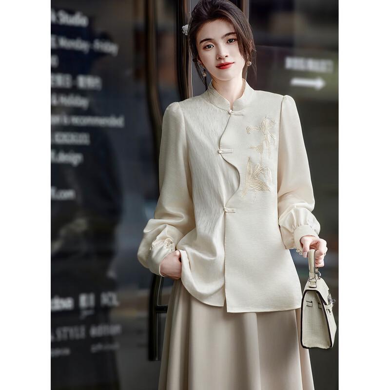 Demana New Chinese Style Embroidered Blouse