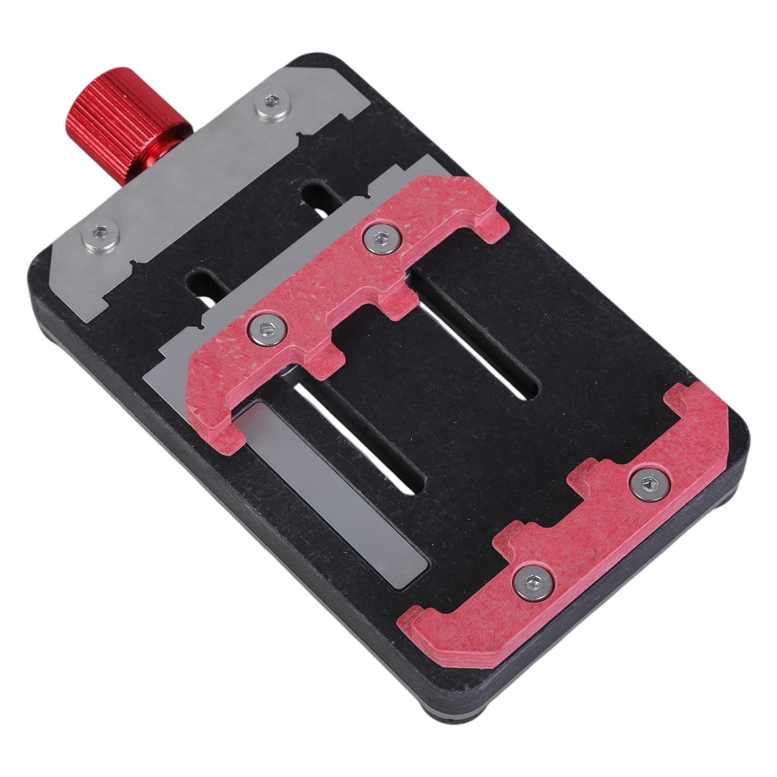 

Профессиональный держатель печатной платы Ремонтный инструмент Металлический зажим для материнской платы Подходит для обслуживания сотовых телефонов и лабораторного использования Пайка