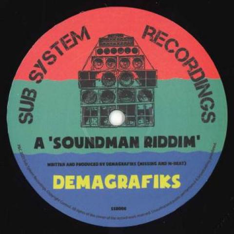 

10-дюймовая пластинка DEMAGRAFIKS - Soundman Riddim / (Yazzus милый Fac SSR006 Dub System 2020 UK Дэнс и Электроника