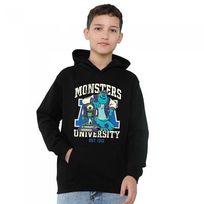 Monsters University Childrens/Kids Mike & Sulley Collegic Heather Hoodie