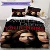 Custom Name Vampire Diaries Pattern Bedding Uilt Set Uilt Cover Pillowcase Home Decoration Birthday Gift (1*duvet Cover+2*pillowcase Without Core)