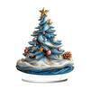 2D Flat Acrylic Christmas Color Gift Christmas Tree Home Living Room Holiday Desktop Decoration Assembly Props