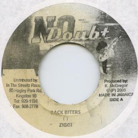 

7-дюймовая пластинка ZIGGI - Back Bitters No Doubt 2009 Ямайка Регги, Ска и Даб