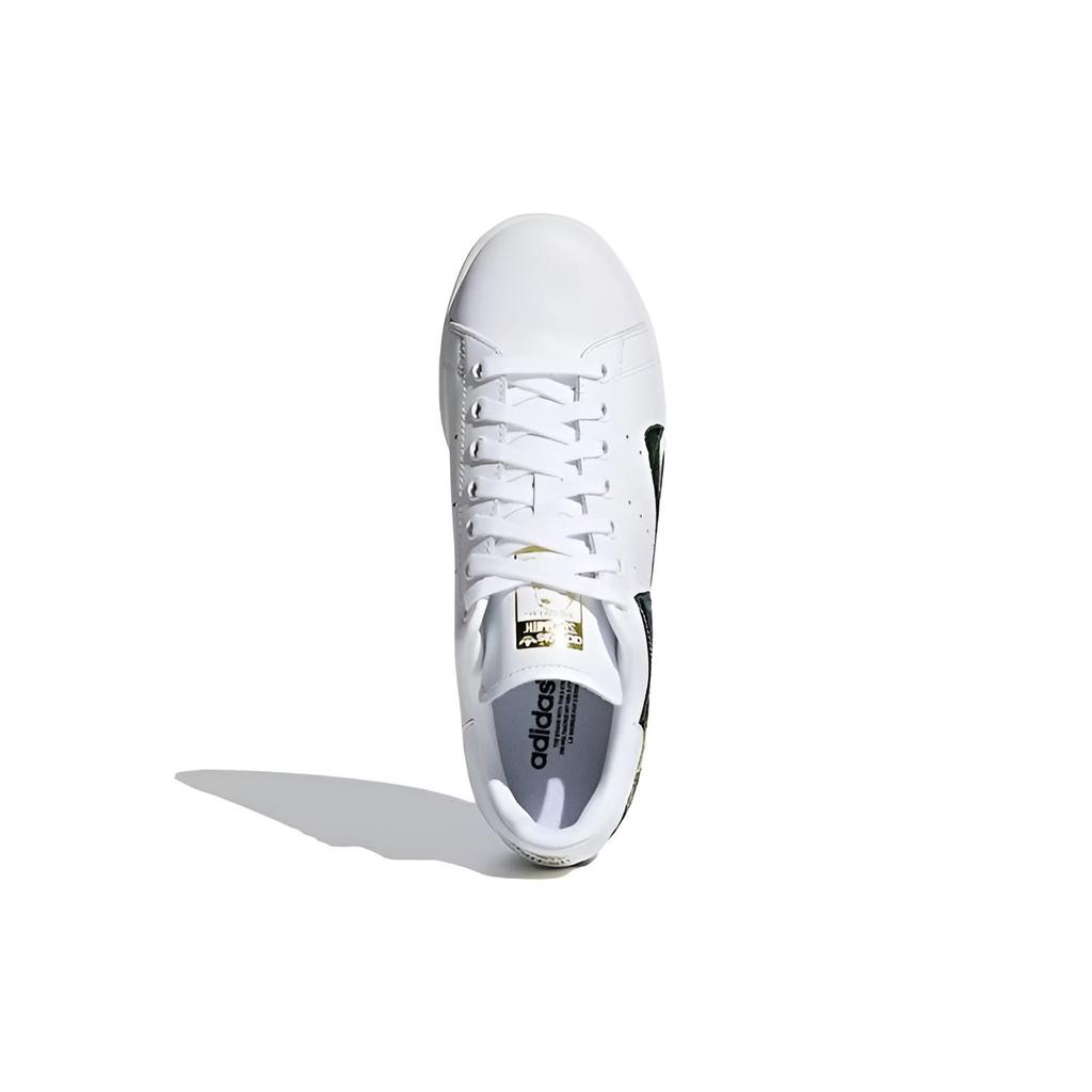 Adidas Originals Stan Smith Kožené Ležérní Pohodlné Protiskluzové Odolné Nízké Tenisky Dámské Tenisky Bílé Zelené B28012