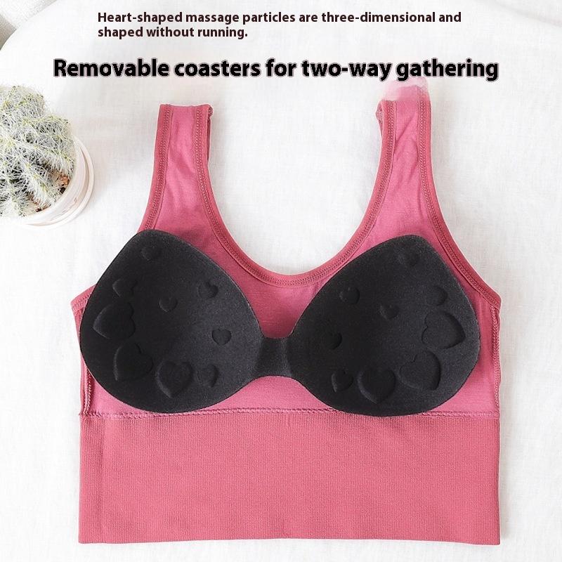 U-shaped Beautiful Back Wrap Tube Top Seamless Thread Sports Vest Wireless Underwear M-2XL
