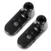 For 2003-2006 Jeep Wrangler Sun Visor Bracket Repair Kit 924-532 Black Aluminum