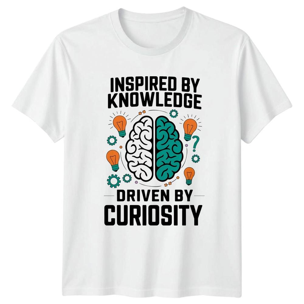 Inspired By Knowledge Driven By TShirt Intellectual Education Birthday Gift S