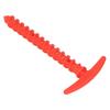 10Pcs Tent Stakes Plastic 5.7in T Shape Spiral Ground Stake Anchors Pegs for Tarps Canopy Camping Hiking