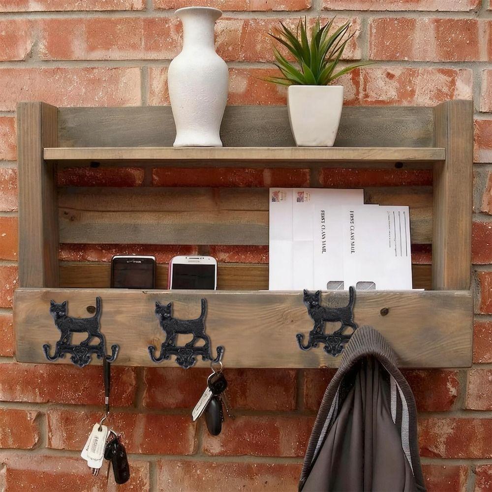 Dekorativer Wandhaken Schwerlast Wandmantelhaken Tiermotiv Handtuchhaken Heimdeko