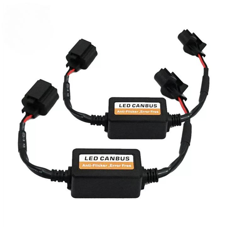 Error Free Resistor Anti-Flicker Harness Bulbs Resistor LED Decoder H1 H4 H7 9005 9006 9012 LED Adapter Warning Error Canceller
