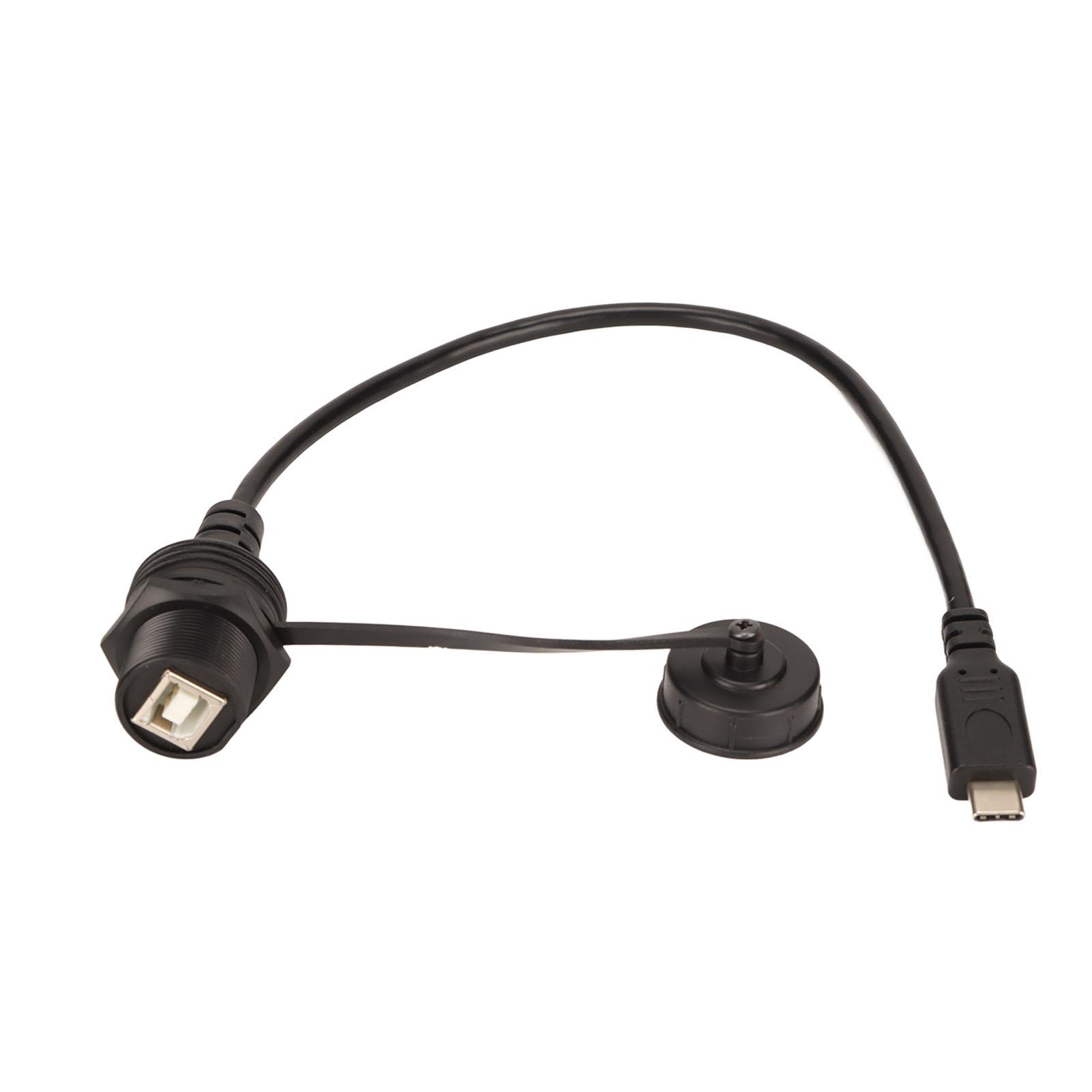 Кабель Type C на USB B Водонепроницаемый Встраиваемый Удлинительный Кабель для Принтеров Автомобилей Кораблей Яхт Приборных панелей
