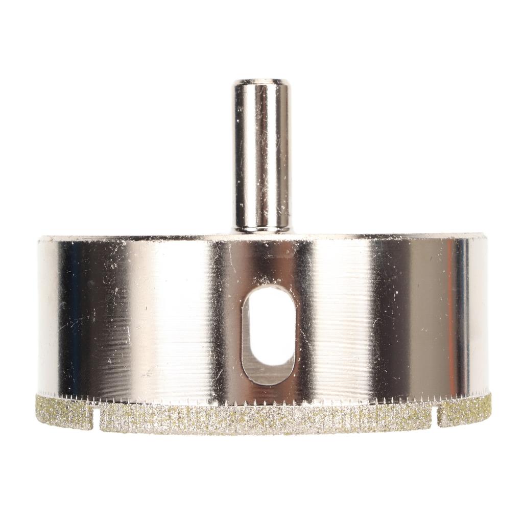 75mm Lochsäge Bohrer Diamantbeschichtung Vernickelt Lochöffner für Keramikfliesen Marmor Glas