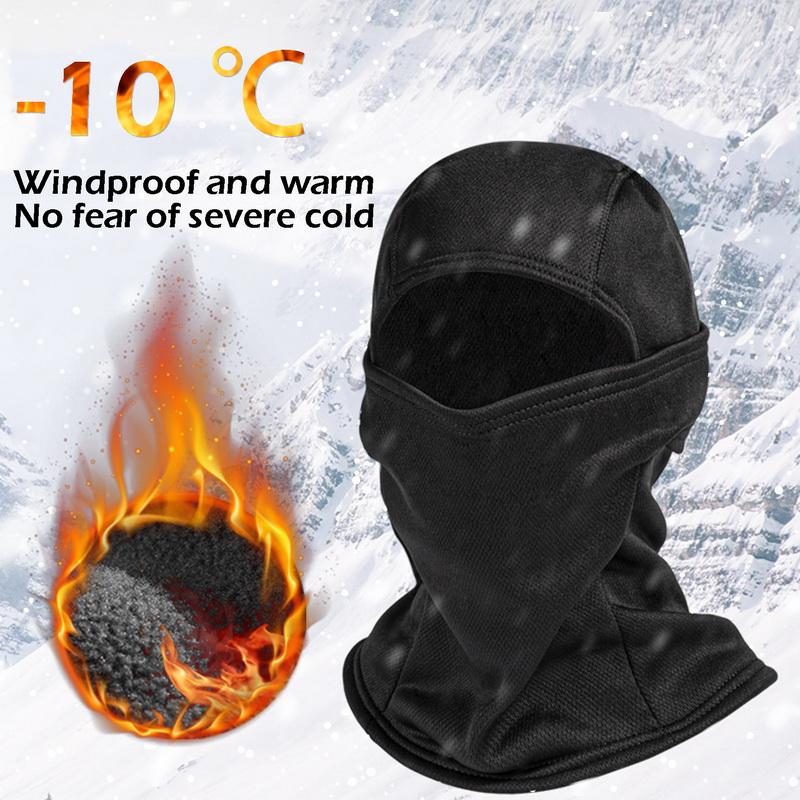 Fleece Tactical Camouflage Balaclava Full Face Mask Winter Warm Wind Shield Biking Hiking Skiing Scarf Hat Bandana Neck Gaiter