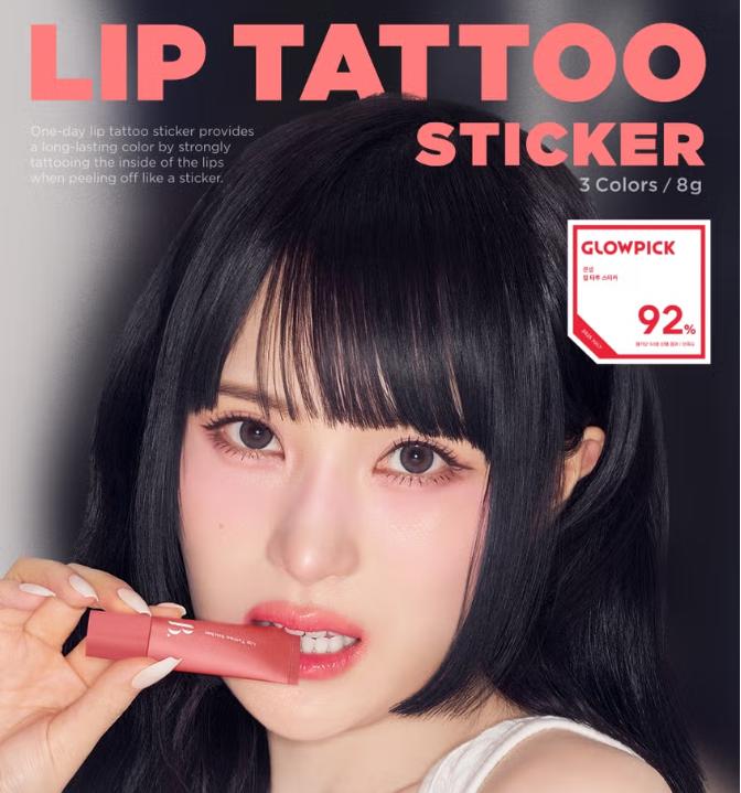 TONYMOLY x Daiso Bonsep Lippen-Tattoo-Sticker | Lang anhaltende Lippenfarbe | Direkt aus Korea