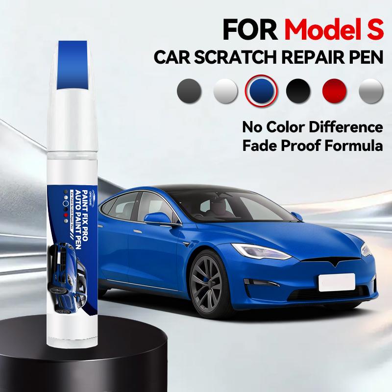Exclusive Dedicated Vehicle For Tesla Model S Car Scratch Paint Pen Deep Scratch Repair Removal White Black Red Silver blue grey