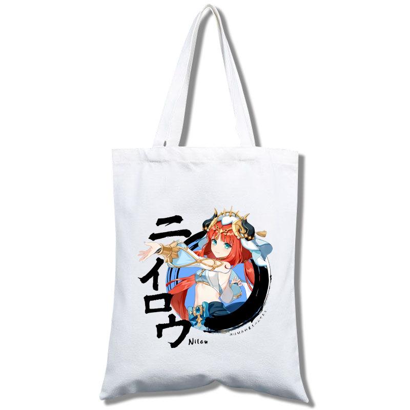Anime Genshin Impact Canvas Bag Tote Bag