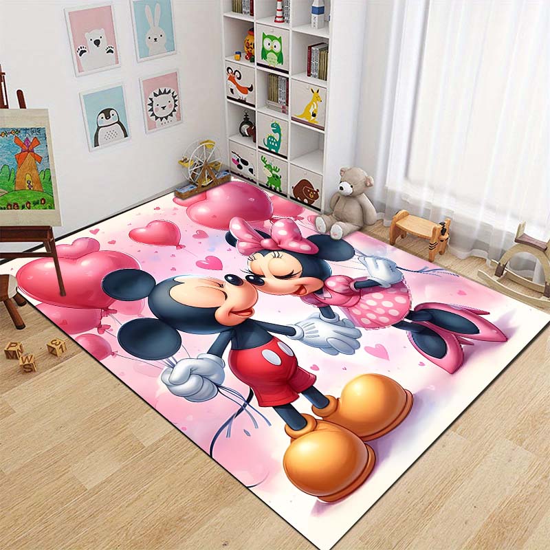 3D M-Minnie M-Mickey Mouse Bedrukte Vloerkleed Tapijt voor Woonkamer Slaapkamer Vloermat Decor Verassing Cadeau voor Jongens en Meisjes Potdemiel