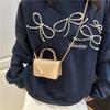 Textured messenger bag women's summer new fashion simple shoulder bag trendy messenger bag women