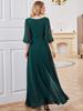 Women's Loose Slim Evening Dress - Bridesmaid Party Gown