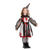 Kids Clown Costume Dress Set Halloween Carnival Circus Party Performance Outfit Girls Long Sleeve Lace