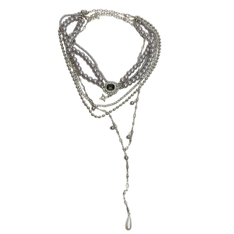 Sophisticated Multilayer Pearls Necklace Adds a Touch of Elegance to Any Outfit Women Fashion Accessories for Daily 1