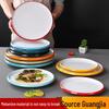 Shengxinhui Nordic Melamine Flat Round Dinner Plate