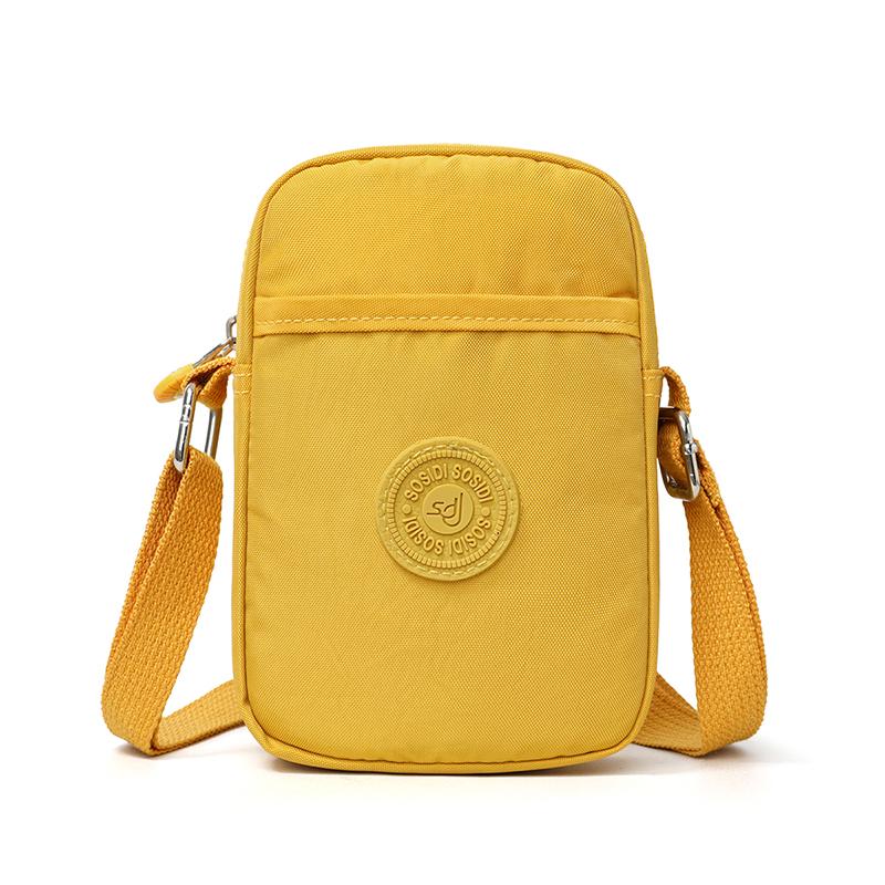 Solid Color Mobile Phone Bag Women's Crossbody Bag Coin Purse