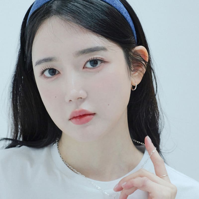 oooho Basic Circle One Touch Earrings - S