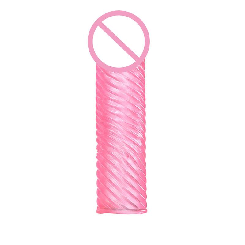 Reusable Cock Ring Condom For Men Silicone Penile Extension Sleeve Delay Ejaculation Stronger Erection Sex Toy Adult Toys