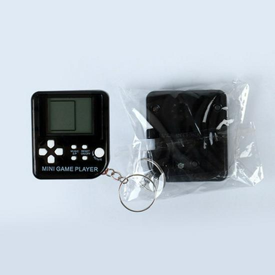 Mini Handheld Tetris Game Console Keychain - Nostalgic Stress Relief Toy & Creative Gift