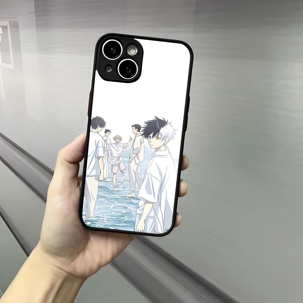 Anime Wind Breaker Sakura Phone Case For Iphone 17 16 15 14 13 12 Pro Max Xr Air Plus Skin Feel Black Hard Shell Cover