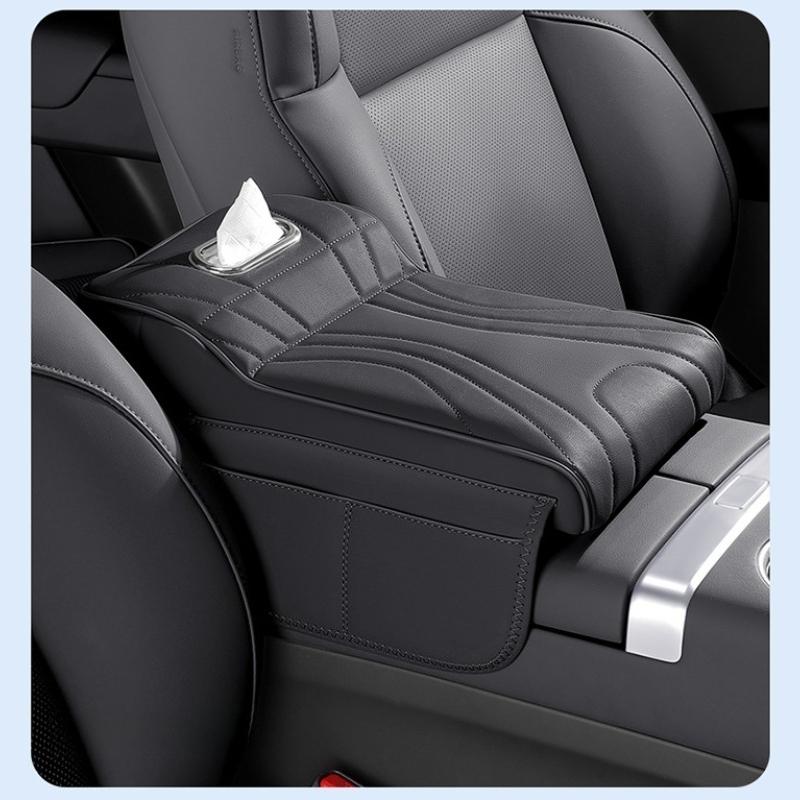Car Armrest Box Car Protective Cover  For H9 2rd 2025 2025 Car Armrest Box Leather Height Increase Pad Storage Bag