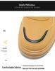 Men's Autumn British Style High-Top Yellow Martin Boots - All-Match Korean Version with Thick Soles.