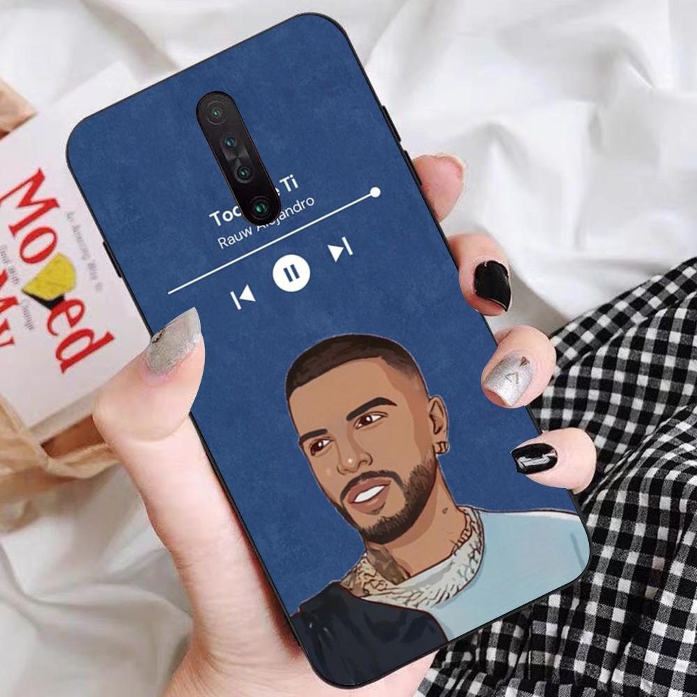 

Rap Singer Rauw Alejandro Phone Case For Redmi 5 6 7 8 9 10 Plus Pro 6 7 8 9 A GO K20 K30 K40 Pro Plus F3 Fundas Redmi 6 Pro